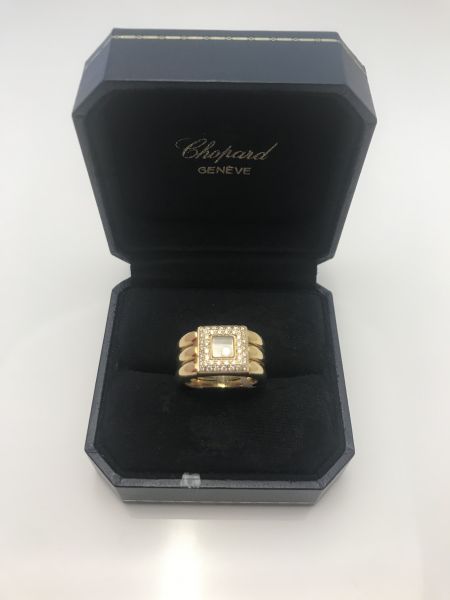 Chopard Ring Happy Diamonds Brillanten 18K Gold ZERTIFIKAT UVP 6710€